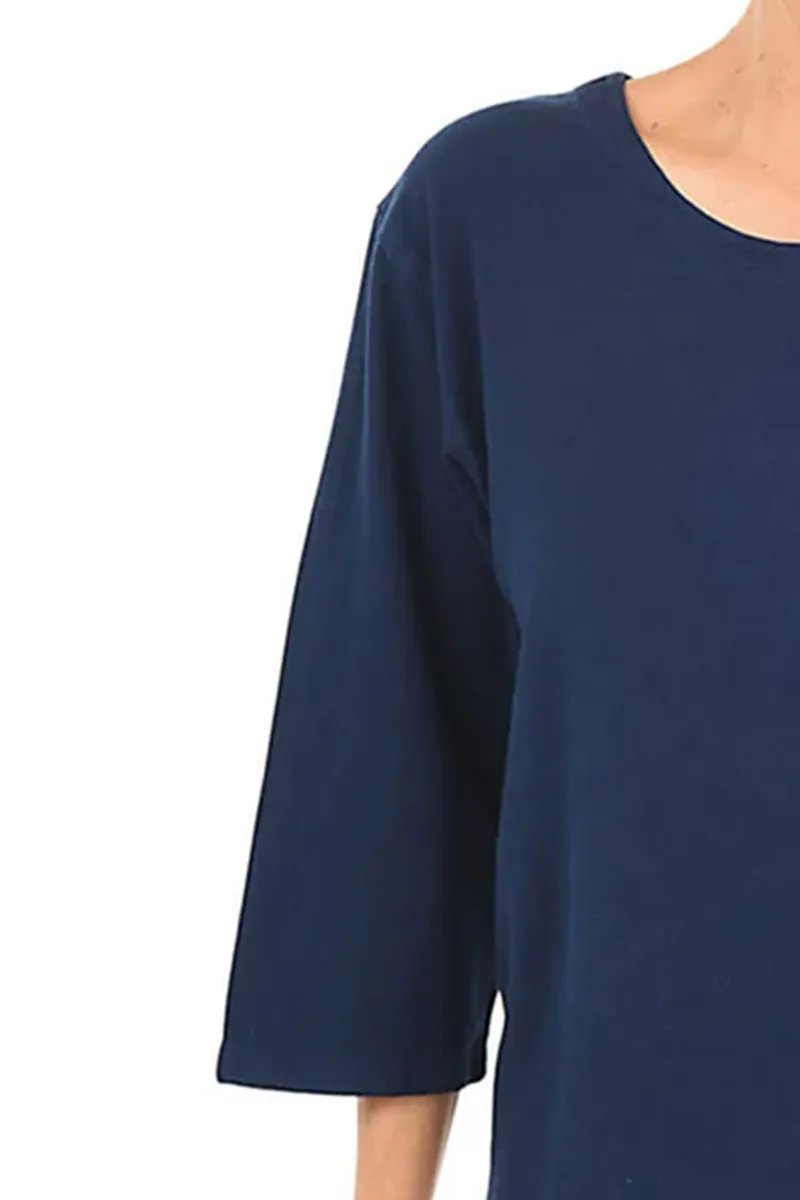 Cotton Fabric Crinkle Top