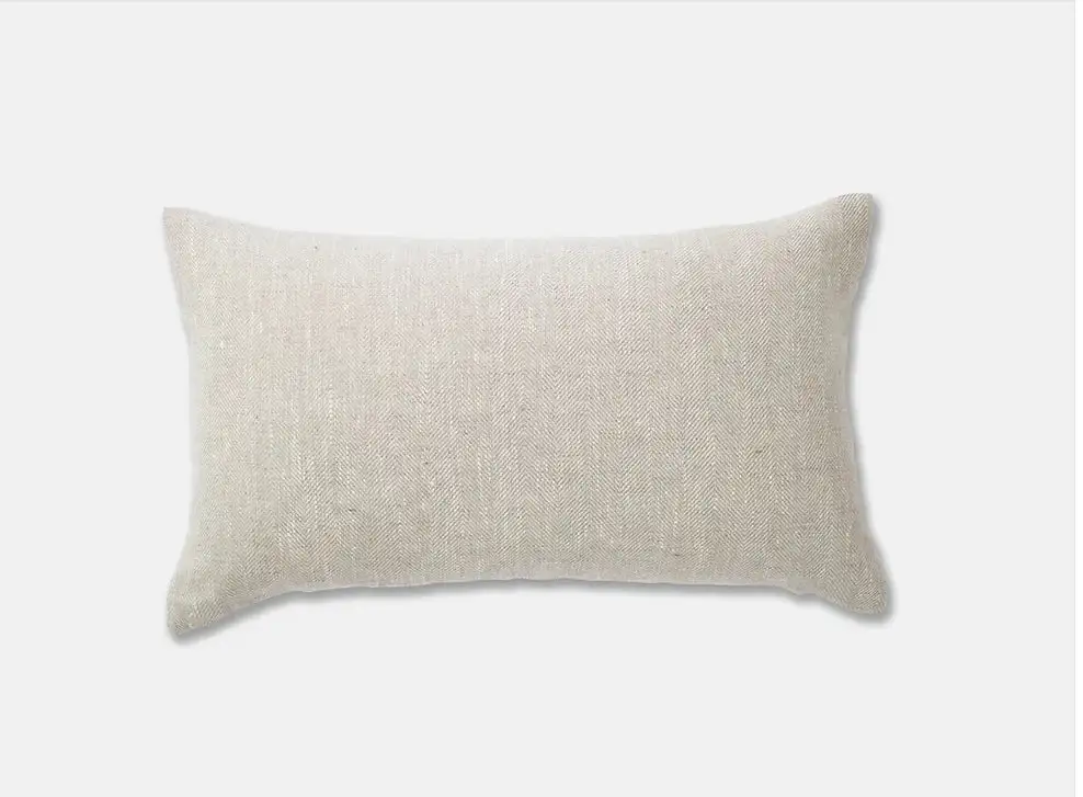 Herringbone Linen Decorative Cushion