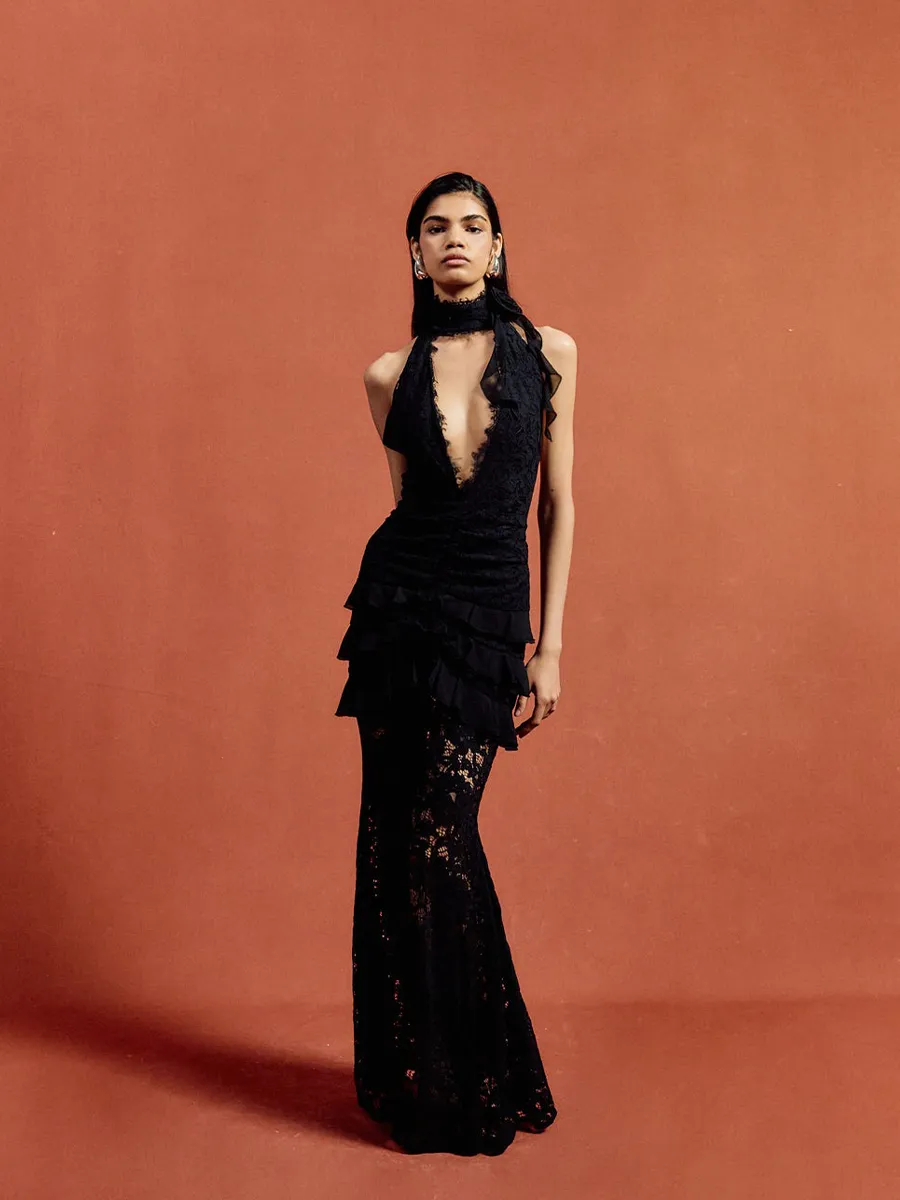 Anabella Maxi Dress In Black