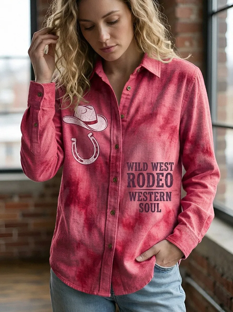 Western Rodeo Cowboy Casual Shirt