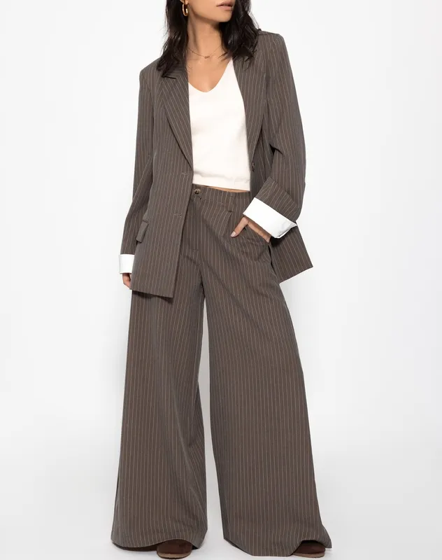 Brown Everyday Easy Clean Pants