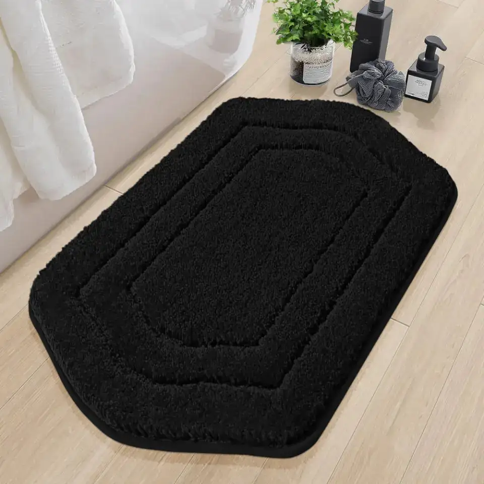 Fluffy Oval Bath Rug