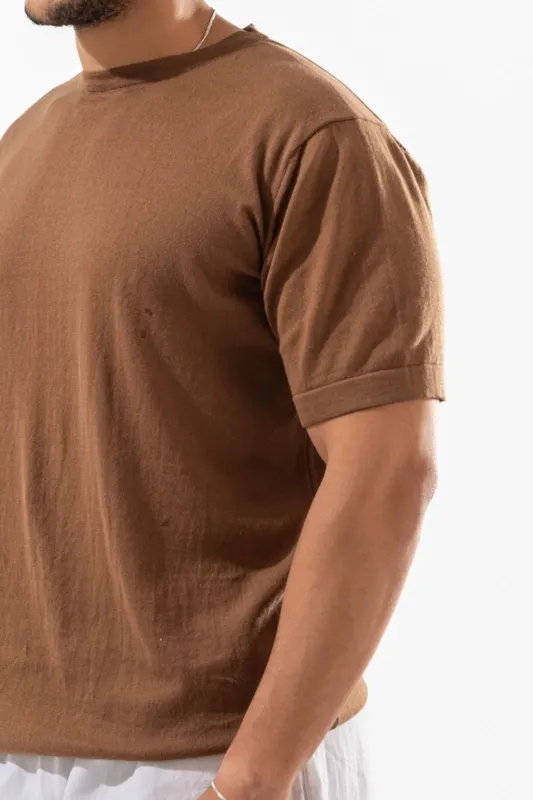 Round Neck Knit Shirt