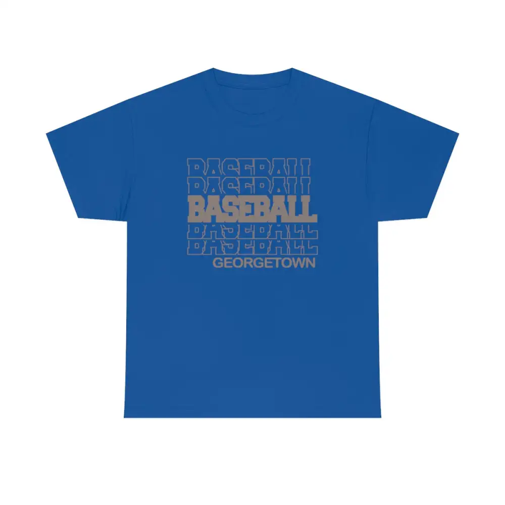 Baseball Georgetown in Modern Stacked Lettering