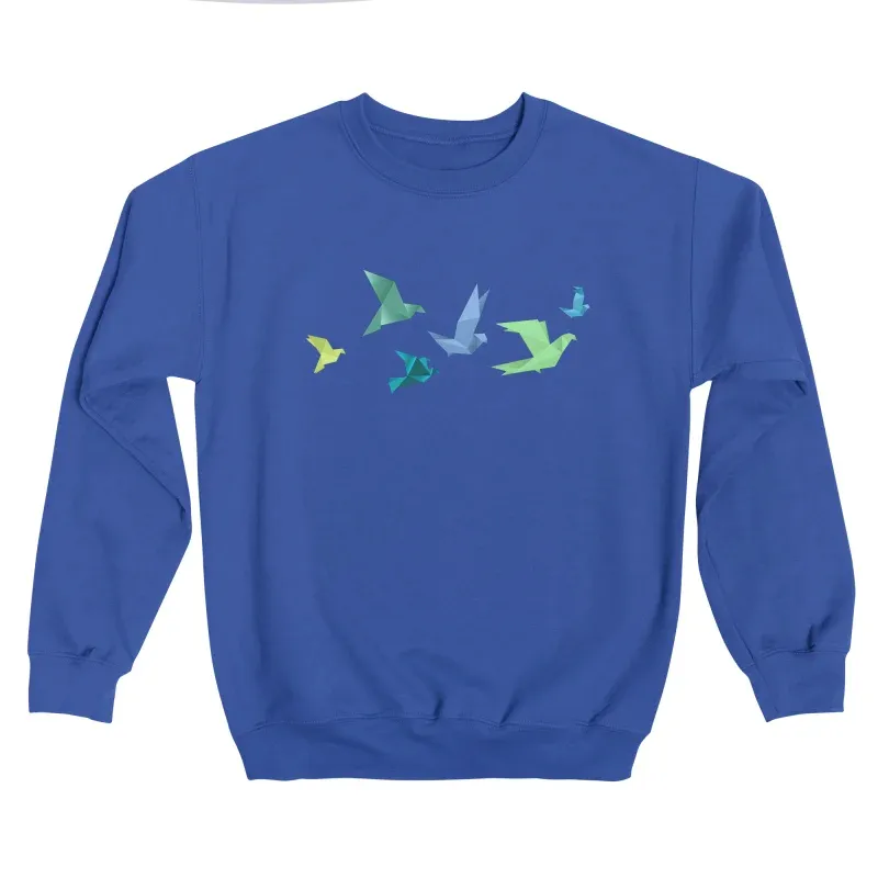 Artistic Origami Birds Sweatshirt