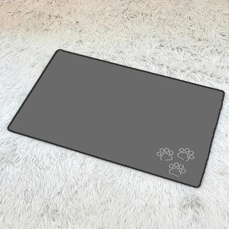 Minimalist Paw Pet Food Mat