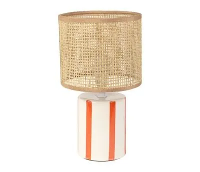 Striped Ceramic Table Lamp