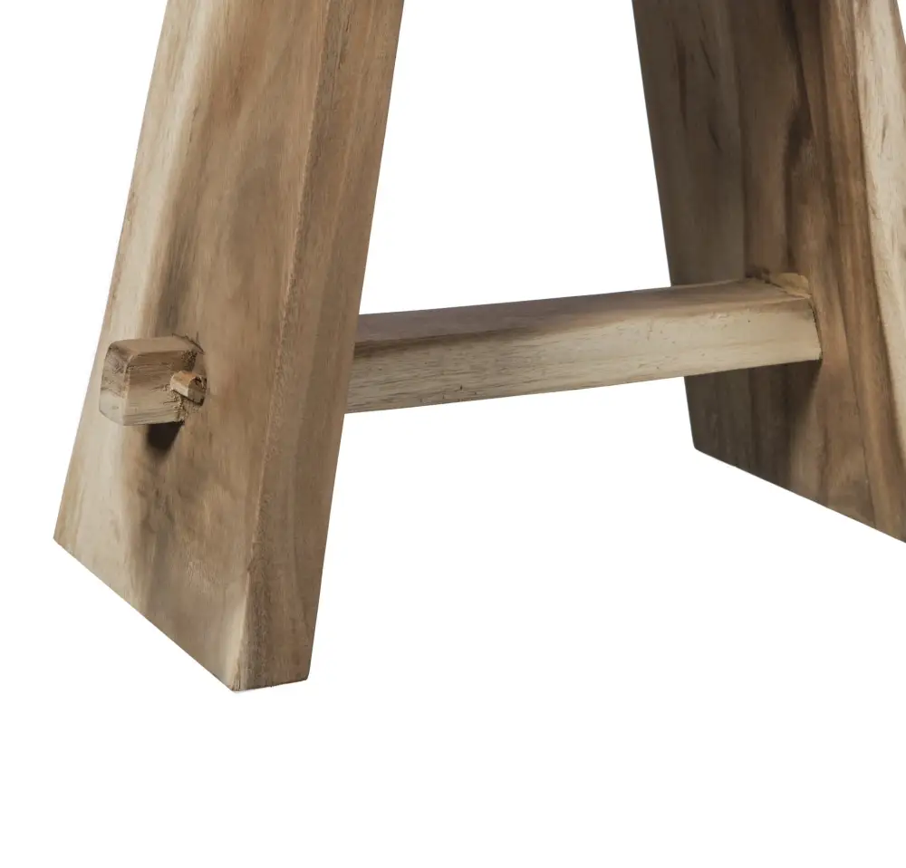 Natural Solid Wood Stool