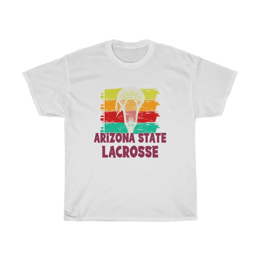 Arizona State Lacrosse Paintbrush Strokes T-Shirt