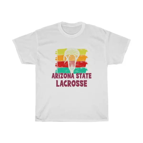 Arizona State Lacrosse Paintbrush Strokes T-Shirt