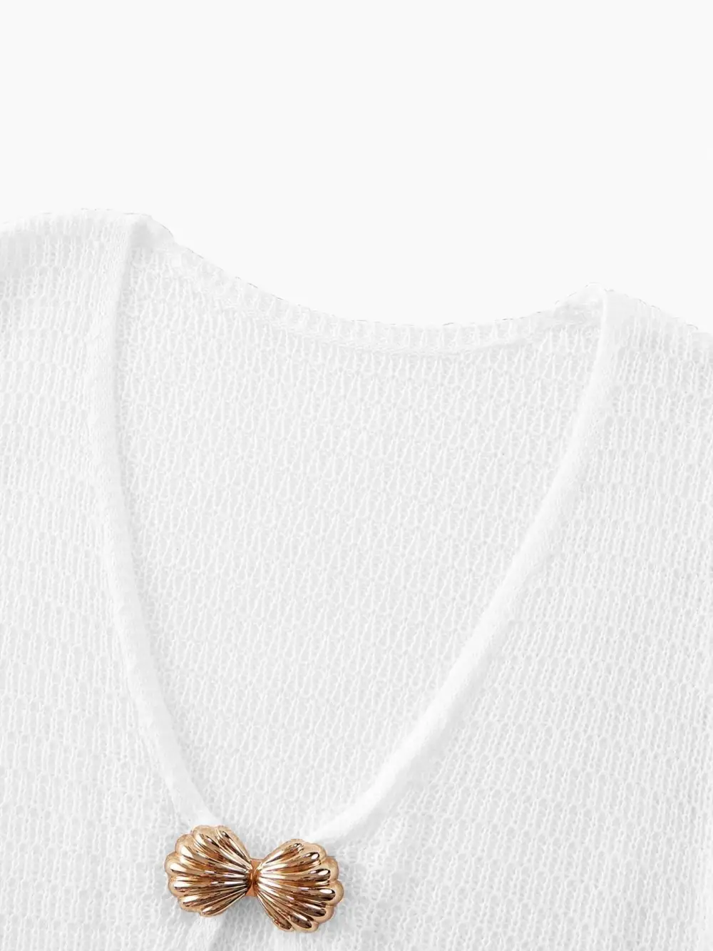 Crochet Knit Long Sleeve Dress Swim Cover Up