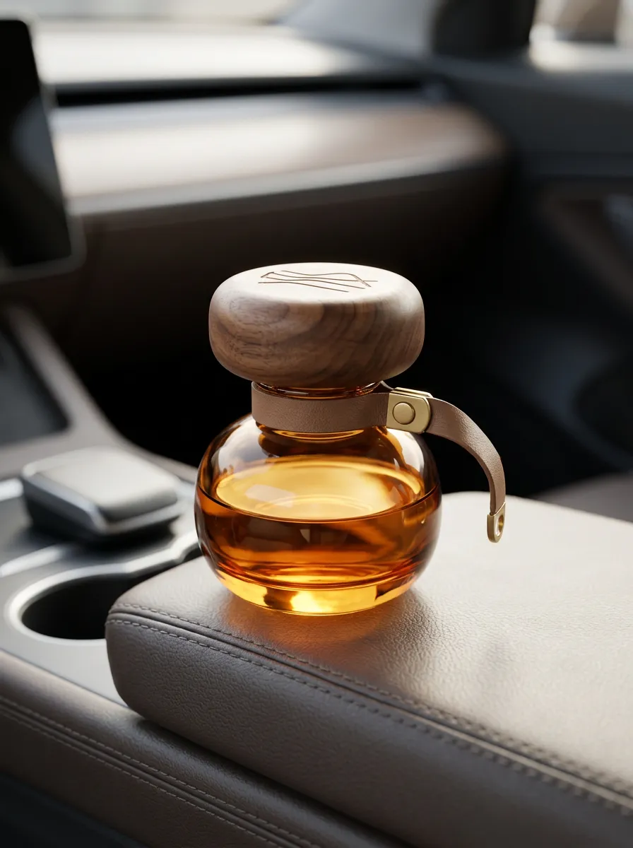 Refined Glass Car Air Freshener