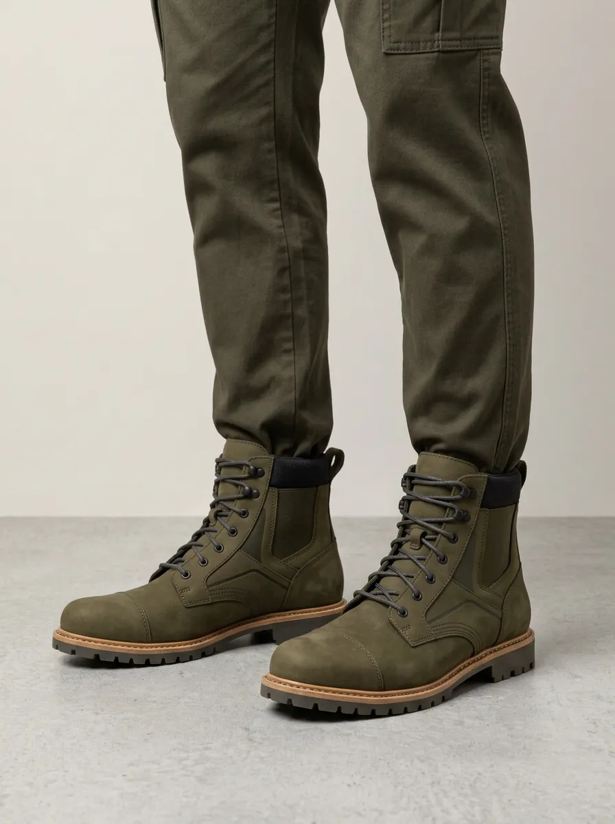 Unisex Classic Tactical Style Print Work Boots