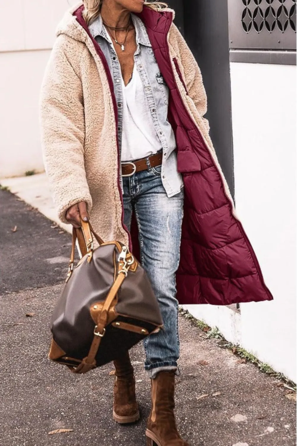 Textured Comfortable Coat