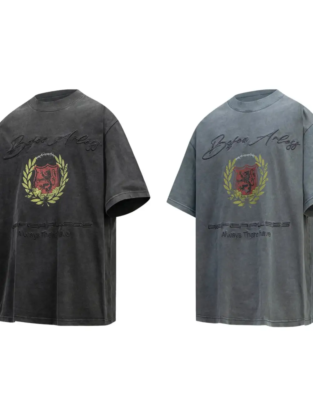 Roomy Graphic Crew Neck Short Sleeve Tee