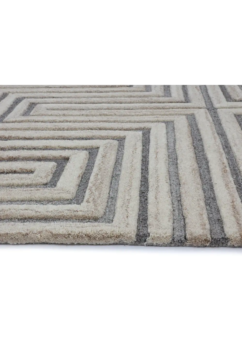 Geometric Hand-Tufted Area Rug