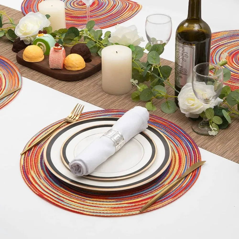 Round Placemat And Coaster Set