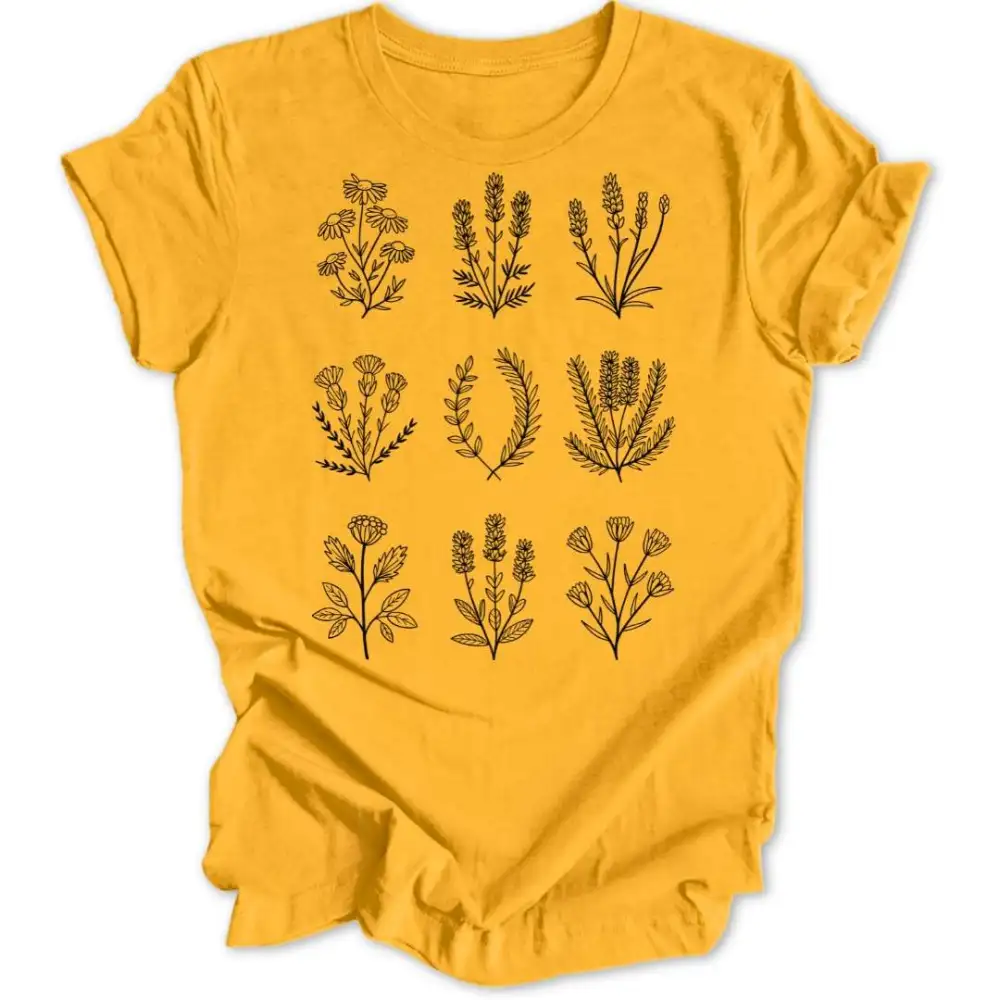 Blooming Grid Unisex T-Shirt