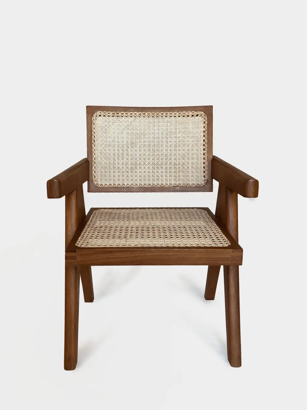 Teak Cane Dining Chair