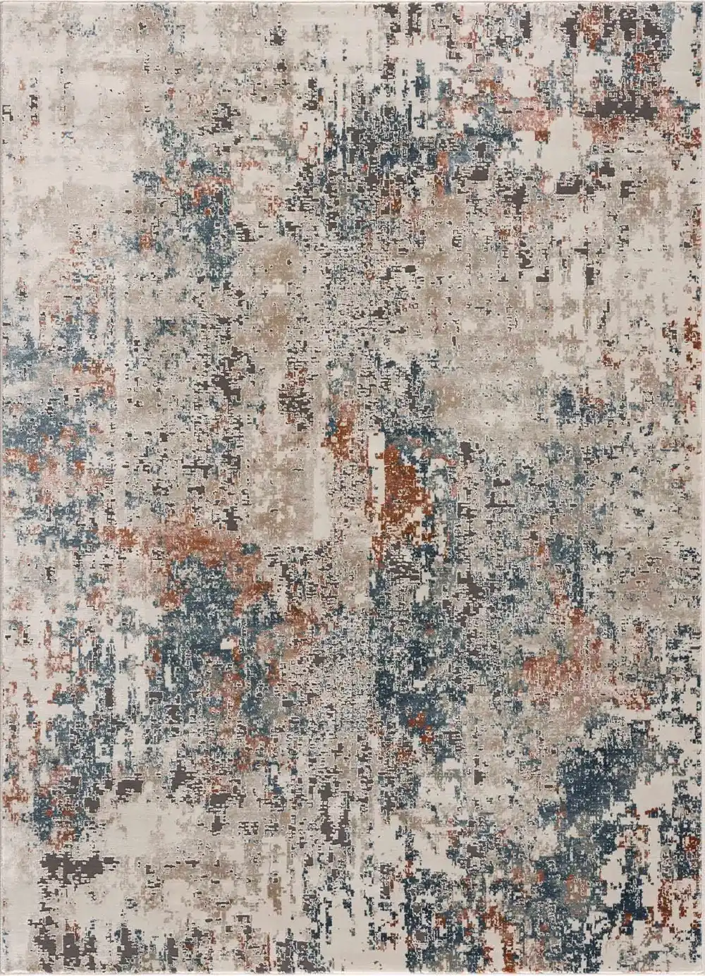 Contemporary Polypropylene Area Rug Room Accent