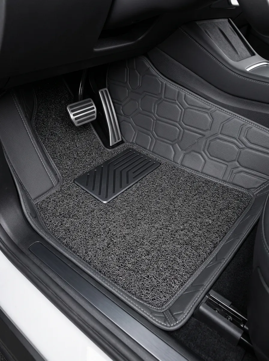 Hexagon Textured Car Floor Mats