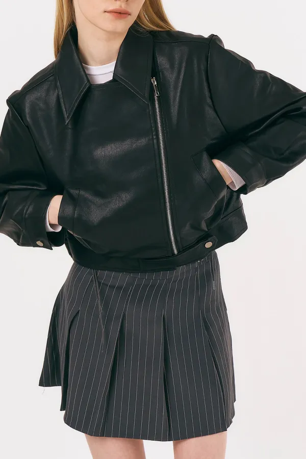 Pleather Rider Jacket