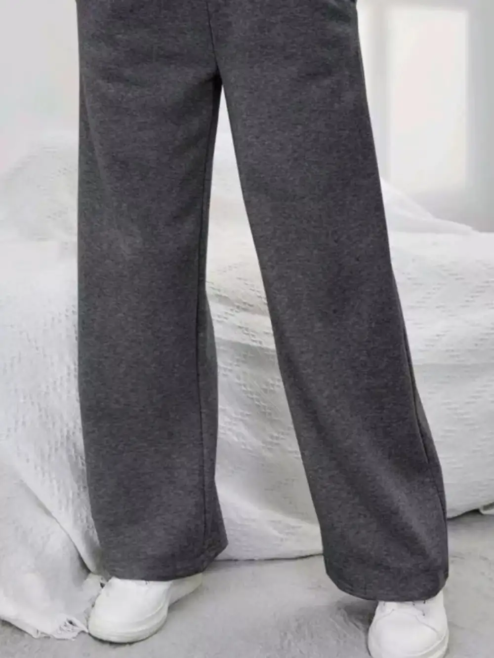Drawstring Relaxed Fit Pocketed Casual Pants