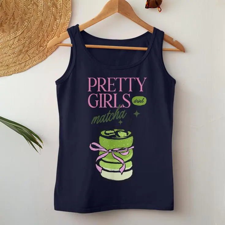 Drink Matcha Green Tea Costume Women Tank Top