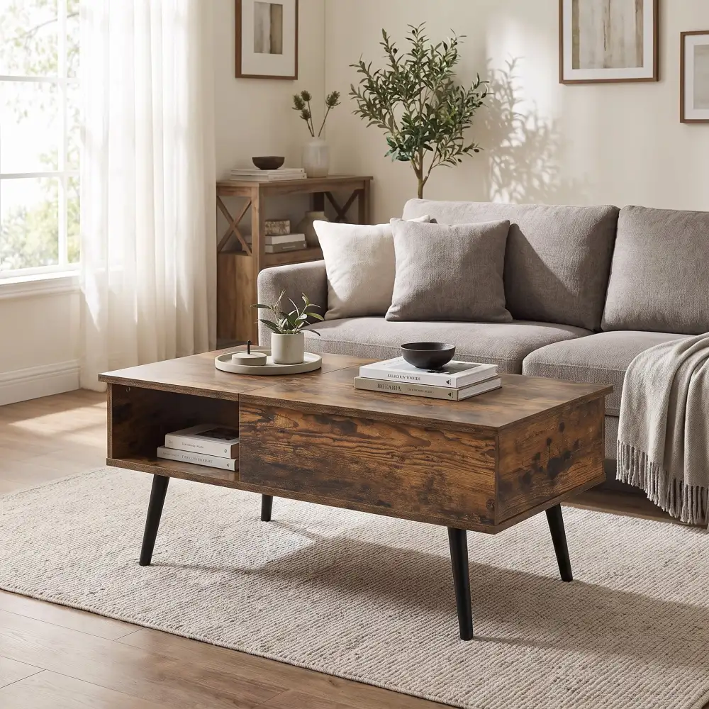 Lift Top Metal Frame Coffee Table