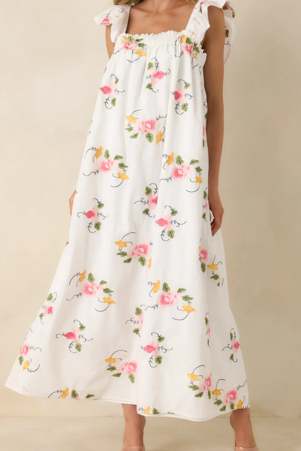 Polished Feature Maxi Dress