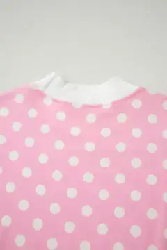 Refined Refined Polka-Dot Top and Shorts Matching Set