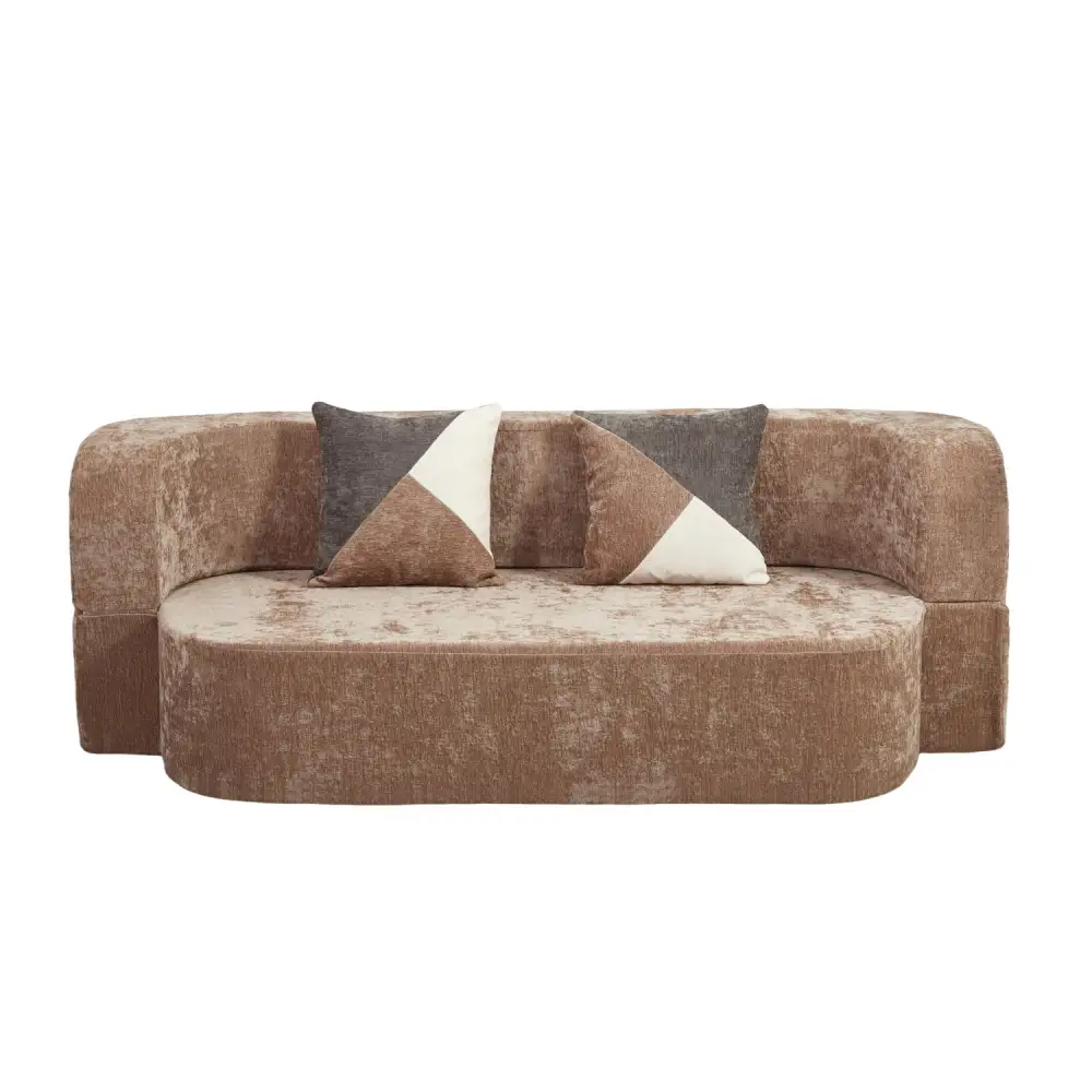 Streamlined Fabric Sofa