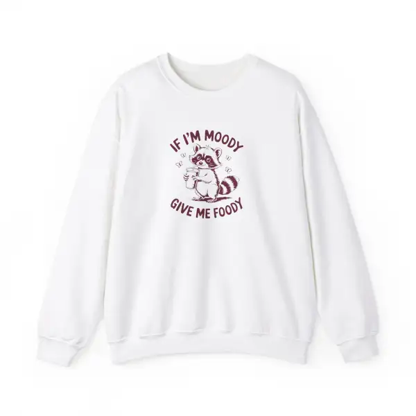 Raccoon Graphic Crewneck Sweatshirt