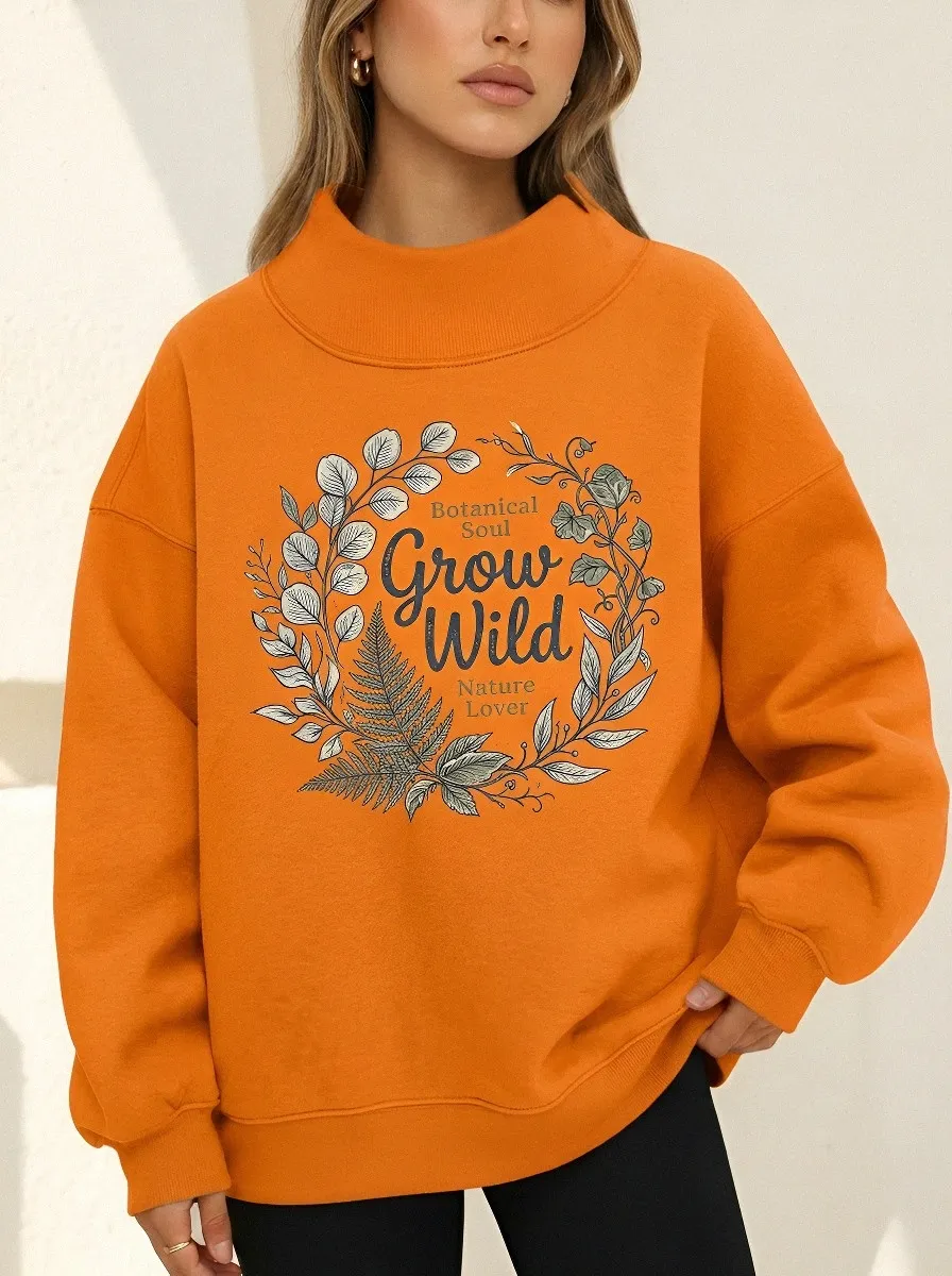 Nature Lover Botanical Sweatshirt