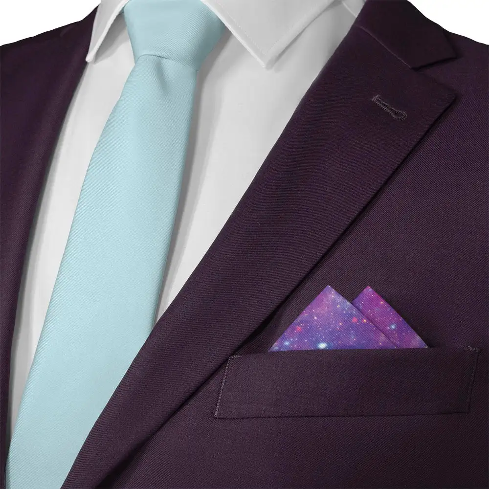 Refined Neat Novelty Space Motif Pocket Square