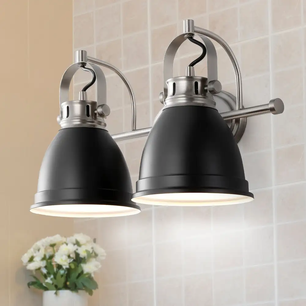 Dual-Light Farmhouse Bohemian Iron LED Vanity