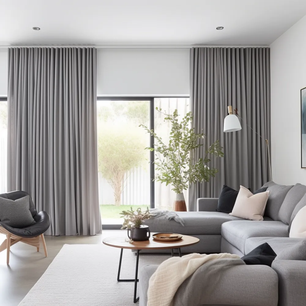 Relaxed S-Fold Lined Curtain Panel