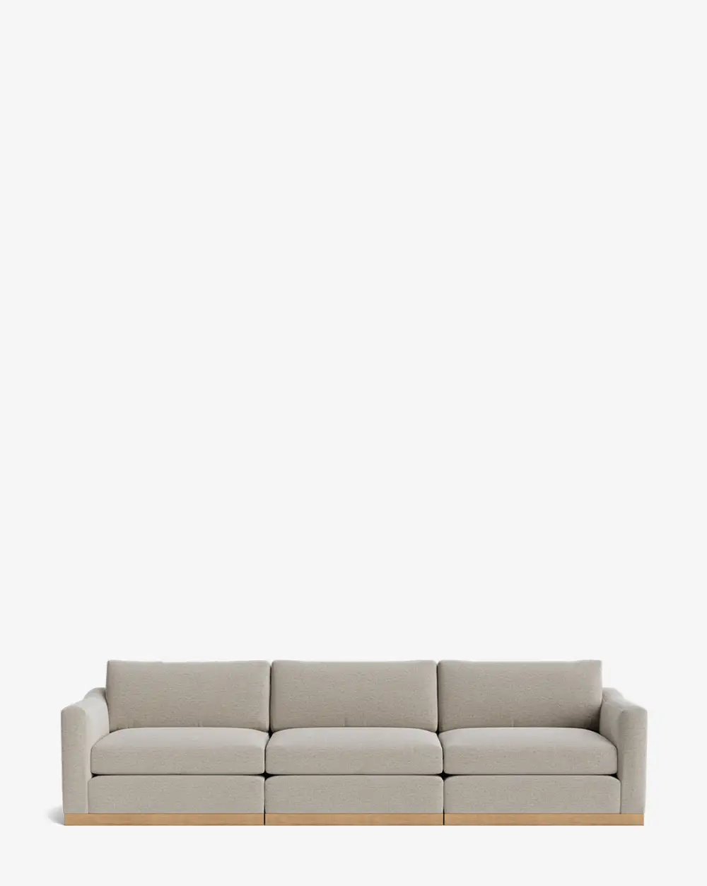 Modular Oak Sofa