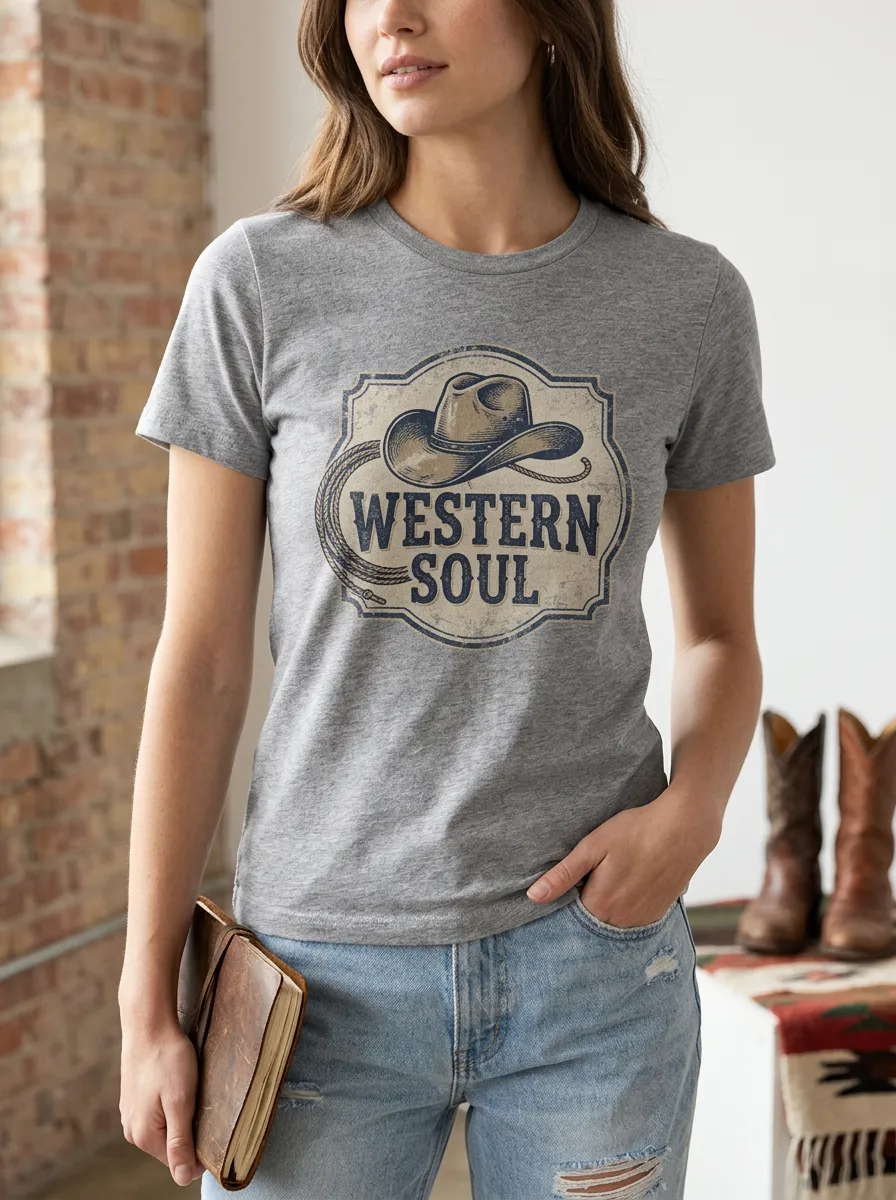 Western Soul Cowboy T-Shirt Classic