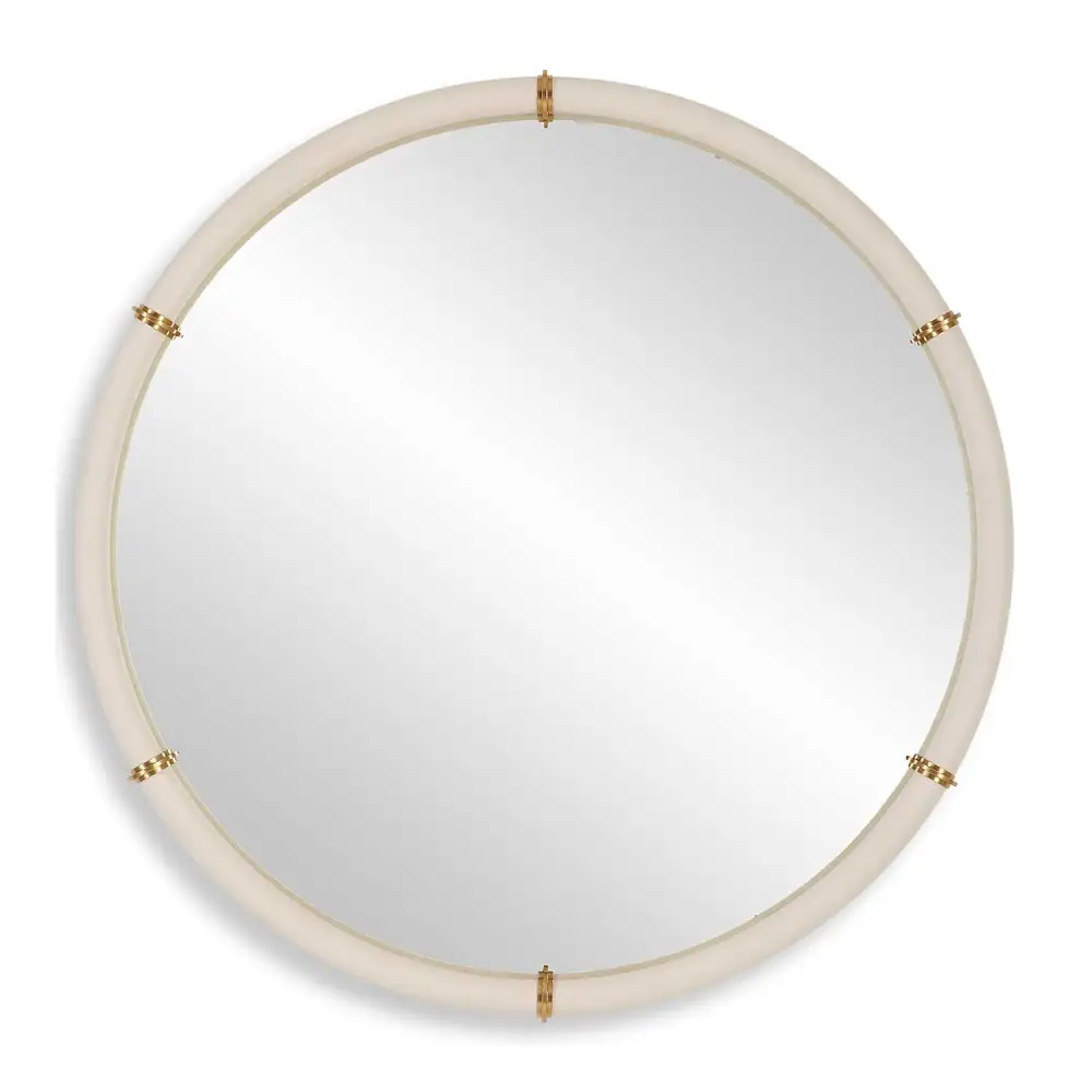 Shagreen Leather Mirror