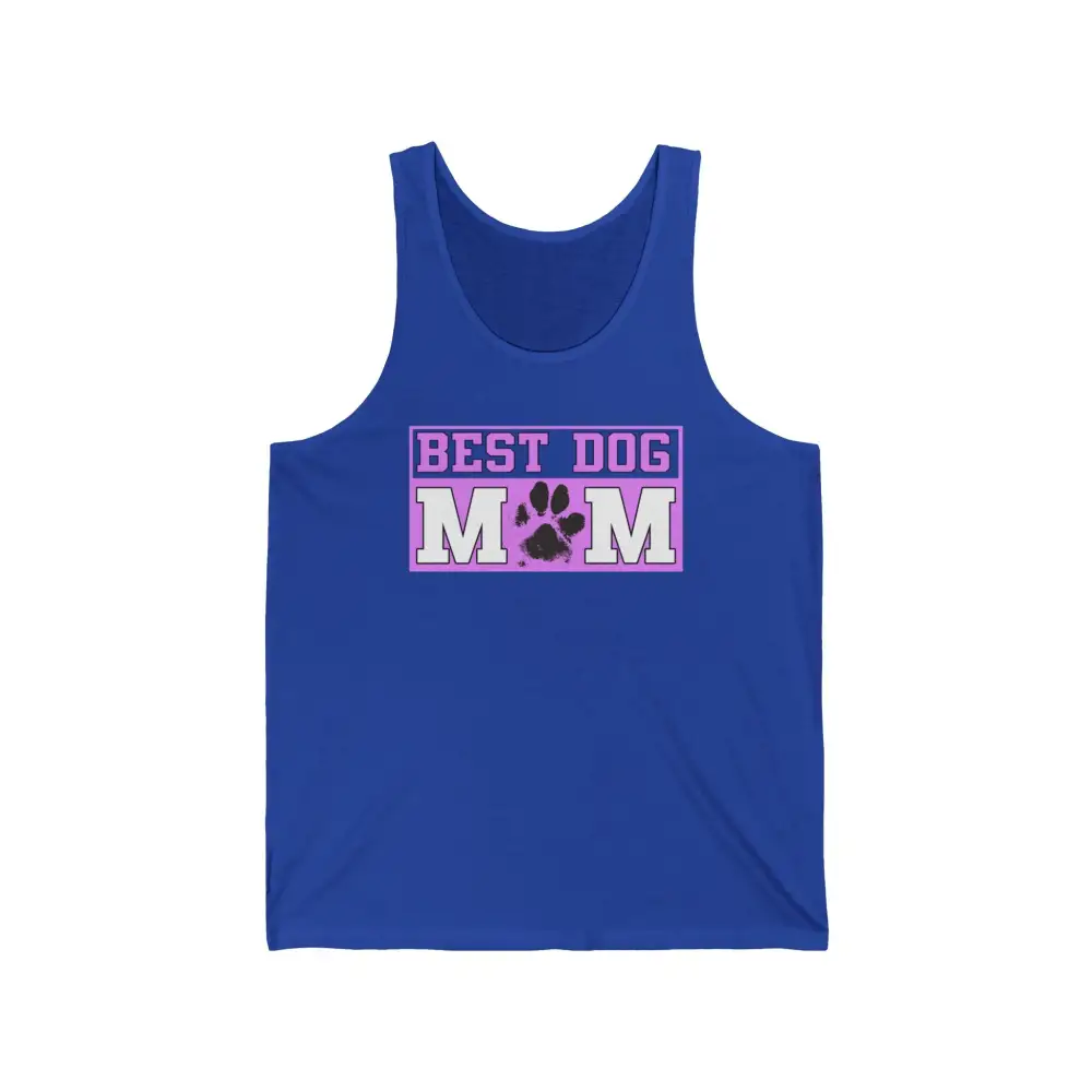 Dog Mom Paw Graphic Tank Top