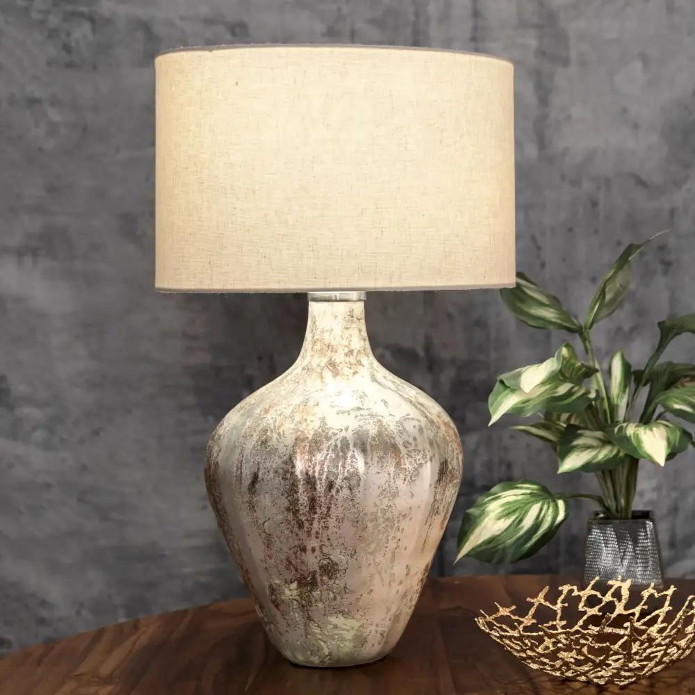 Glass Table Lamp