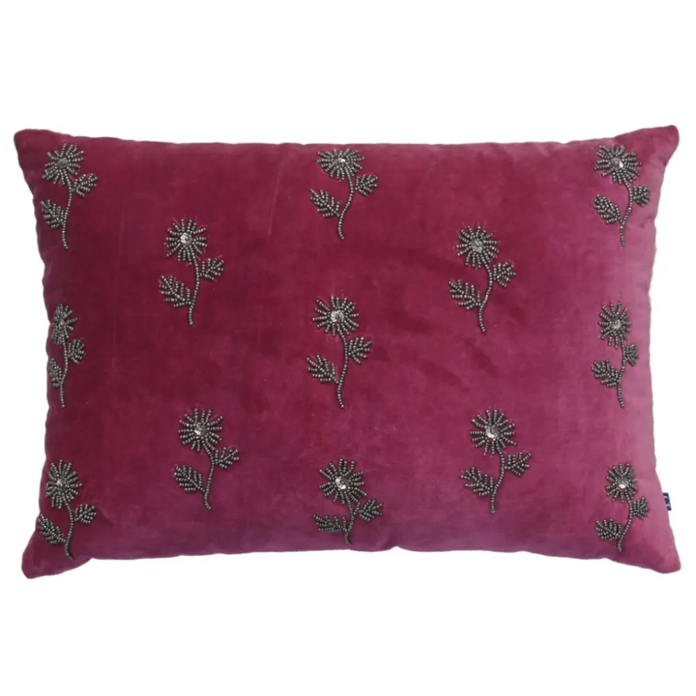 Embroidered Cotton Decorative Cushion Cover