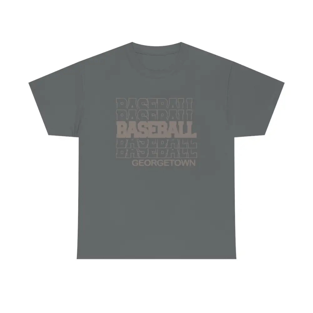 Baseball Georgetown in Modern Stacked Lettering