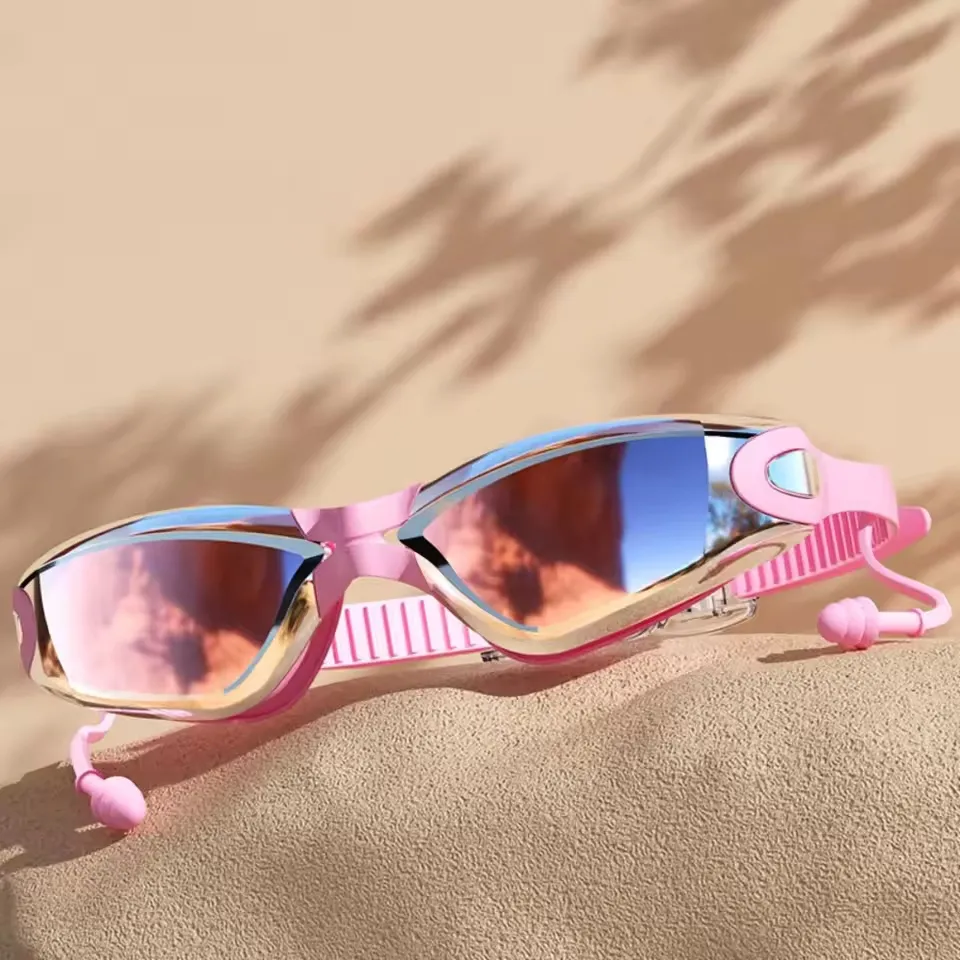 Waterproof And Anti-Fog Soft Silicone Swimming Goggles