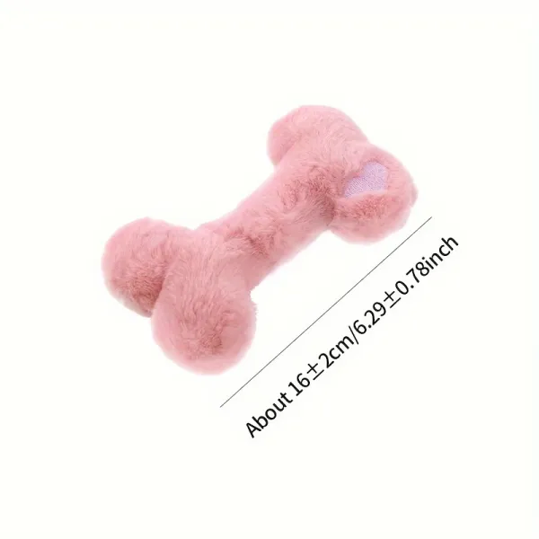 Plush Bone Dog Toy