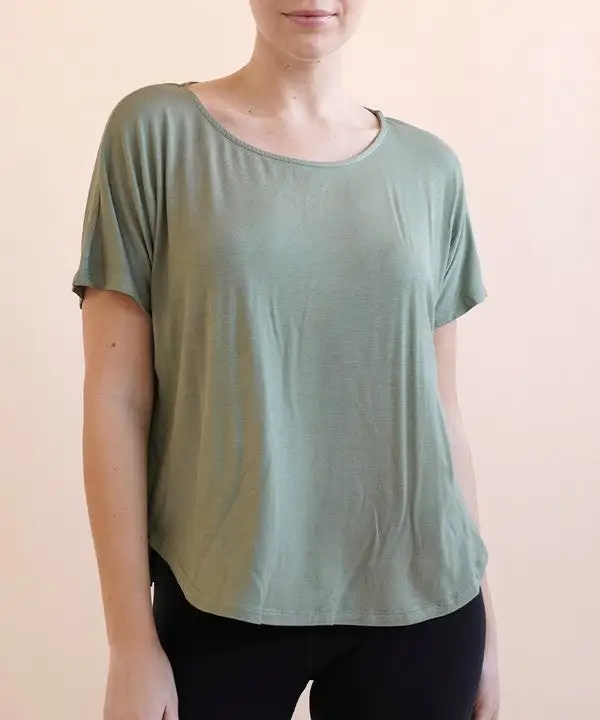 Bamboo Casual Dolman Sleeve Top Tee