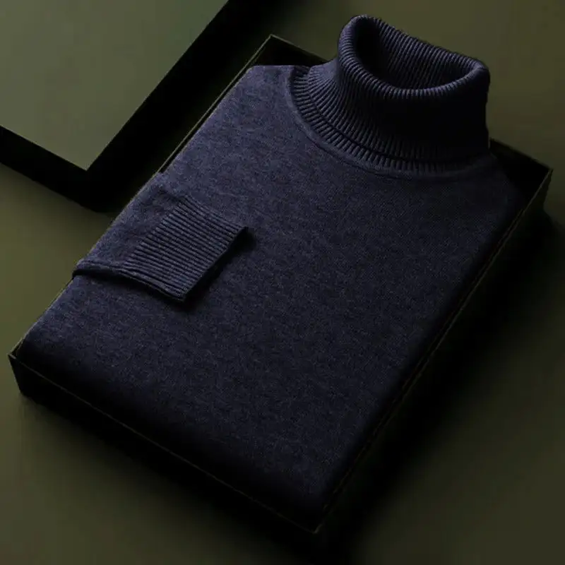 Easygoing Turtleneck Knit Sweater