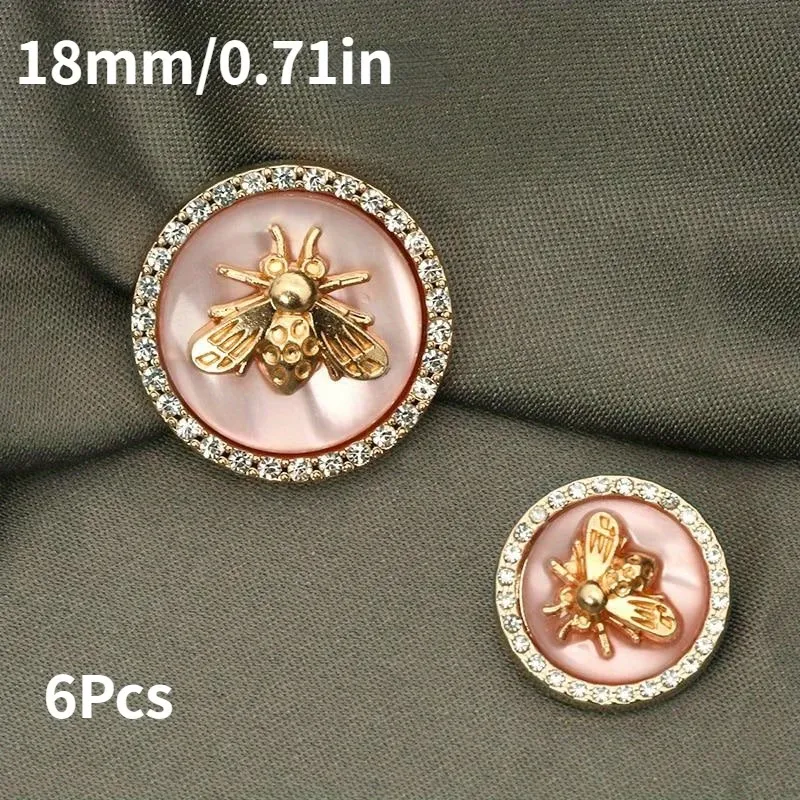 Bee Clothing Button