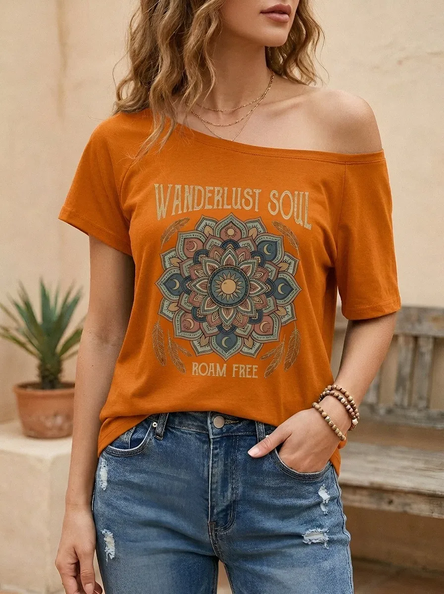 Wanderlust Soul Mandala T-Shirt